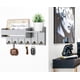 thumbnail image 5 of Estante de madera RelaxScene con soporte para llaves, montaje en pared, con estante, 5 of 6