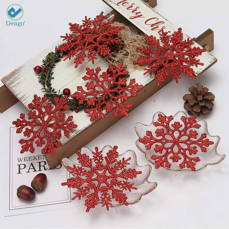 Leitee Snowflake Pull String Piñata - Winter Theme Party Decoration, 13.8 Inch Diameter