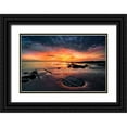 thumbnail image 1 of H. Ingibergsson, Porsteinn 24x17 Black Ornate Wood Framed with Double Matting Museum Art Print Titled - Into the Sunset, 1 of 4