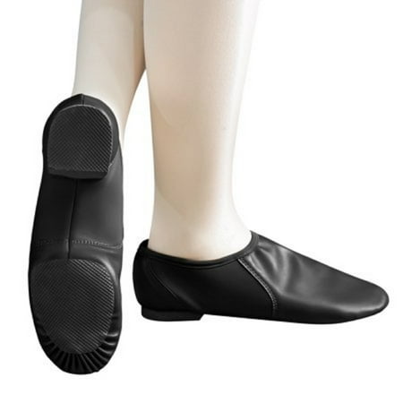 

Dynadans Women s Leather Upper Slip-on Jazz Shoe
