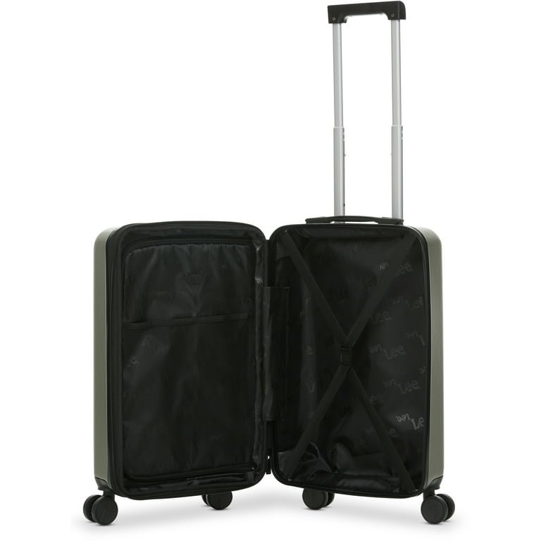 Lee 21 in Unisex Carry-On Luggage, Olive - Walmart.com