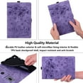 thumbnail image 4 of Allytechgroup Flip Case for Apple iPad (A16) 11th Gen 11" 2025/ iPad 10th Gen 10.9" 2022,Stylish Blossom PU Leather Auto Sleep Wake Protective Pencil Holder Shockproof Case for iPad 11/ iPad 10,Purple, 4 of 8