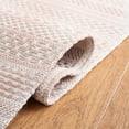 thumbnail image 5 of SAFAVIEH Martha Stewart Clover Striped Cotton Area Rug, Pink/Ivory, 9' x 12', 5 of 11