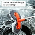 thumbnail image 2 of Car Wash Brush with Long Handle - Mitt Long Handle Car Cleaning Kit Brush, Microfiber Car Wash Mop, Car Cleaning Kit Windshield Window Microfiber Car Duster Dry Towels for Cars (1PC), 2 of 9