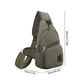 thumbnail image 3 of Cartera de pecho al aire libre con cremallera gruesa en verde para hombres y mujeres, mochila para excursionismo multipropósito, cartera de pecho cruzada, cartera mensajera, 3 of 6