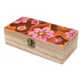 thumbnail image 6 of 7.9×2.3 In Wooden Boxes Durable Easy To Use Dustproof Prevent Slippery Delicate And Cabinet Groovy Flowers (14), 6 of 8