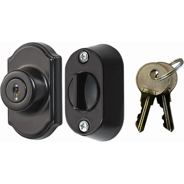 Model Keyed Deadbolt for Storm and Screen Doors
