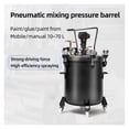 thumbnail image 4 of Pot à Pression de Peinture en Aérosol 30 L Réservoir de Peinture en Aérosol Pistolet de Pulvérisation de Peinture à Air Pot à Pression de Peinture Support Métallique Réparation des Fuites Scellant pour Industrie Maison, Facile à Utiliser, 4 of 7