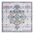 thumbnail image 3 of Unique Loom Renaissance Collection Area Rug - Roma (7' 3" Square Sea Salt White/Yellow), 3 of 7