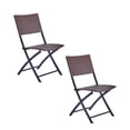 thumbnail image 1 of Set de 2 Sillas Plegables para Jardín y Exteriores de Rattan Durable NATERIAL ZENA, 1 of 9