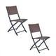 thumbnail image 1 of Set de 2 Sillas Plegables para Jardín y Exteriores de Rattan Durable NATERIAL ZENA, 1 of 9
