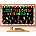 thumbnail image 1 of El tablón de anuncios navideño ojustbeok Jesus Light of World, 1 of 7