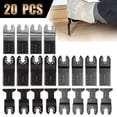 thumbnail image 3 of 10/20PCS Oscillating Multi Tool Saw Blade for Cutting Wood Soft Metal and Plastic, 3 of 9