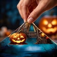 thumbnail image 4 of Custom Halloween Throw Blanket 60"×78", Personalized Photo & Letter Print Soft Fleece Blanket, Spooky Holiday Decor for Bed & Sofa (G ,60"×78"), 4 of 6