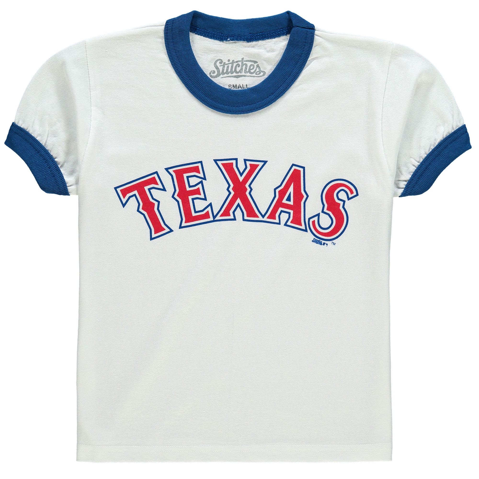 white texas rangers shirt