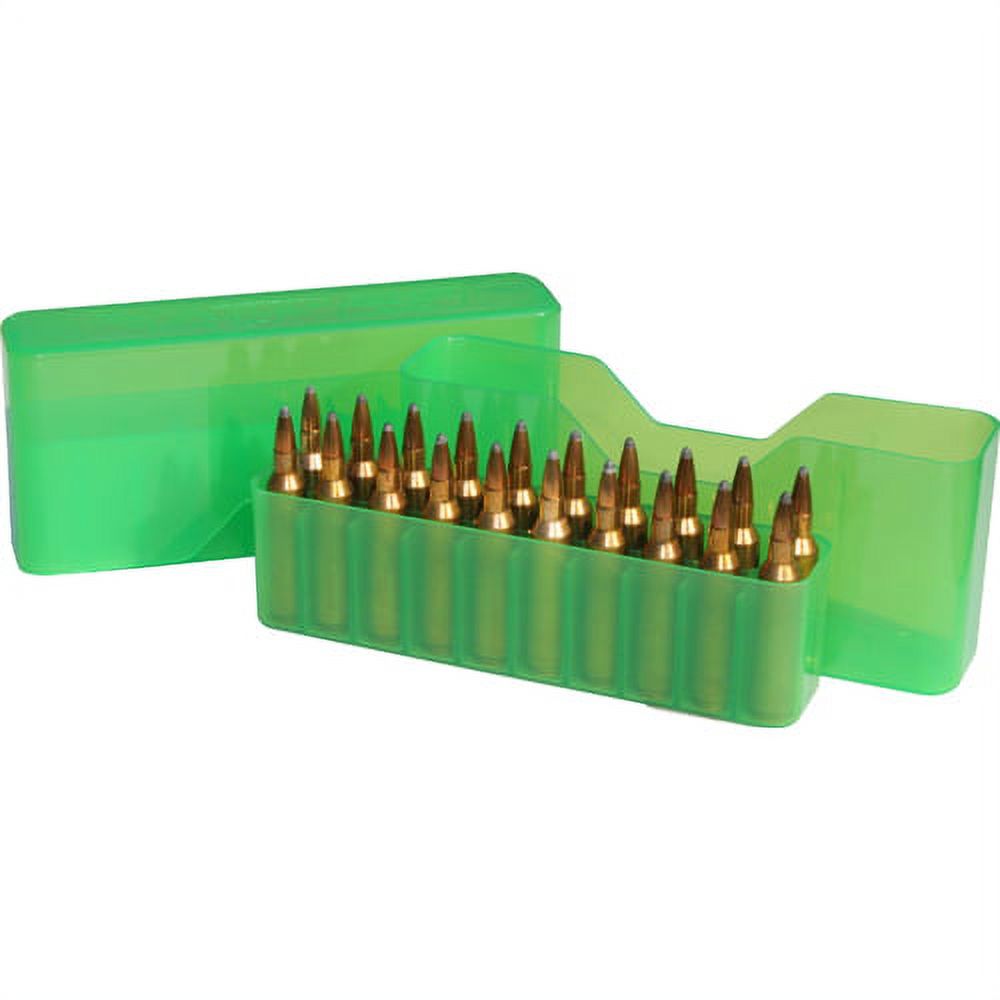 MTM J-20 Slip Top, S Series, 20-Round Ammo Case, Green