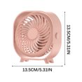 thumbnail image 3 of Savings up to 30% off Mini Fans Rechargeable Desktop Fan Portable Office Student Dormitory Home Mini Silent Fan, 3 of 6