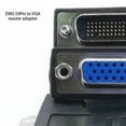 thumbnail image 2 of 1 To 1 DMS-59 DMS59 59Pin DVI Male To 1-Port VGA Female Video Y Splitter SHORT Cable 1 PC To 1 MONITOR, 2 of 4