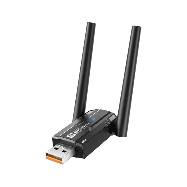 Usb Wifi 6 Bluetooth 5.4, Compatible Con Windows 11/10 Belug, Negro