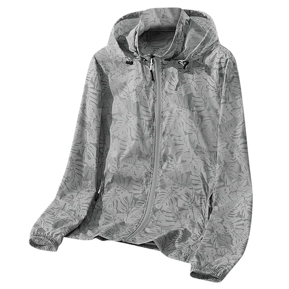 YUTK Men's Sun Protection Hoodie Shirts Long Sleeve UPF 50 Rash Guard Swim Fishing Lightweight Spf UV Shirt with Hood Gray 3Xl