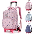 thumbnail image 2 of Trolley Backpack Creative 6-Wheel Big Capacity Rolling Backpack School Bookbag, 2 of 10