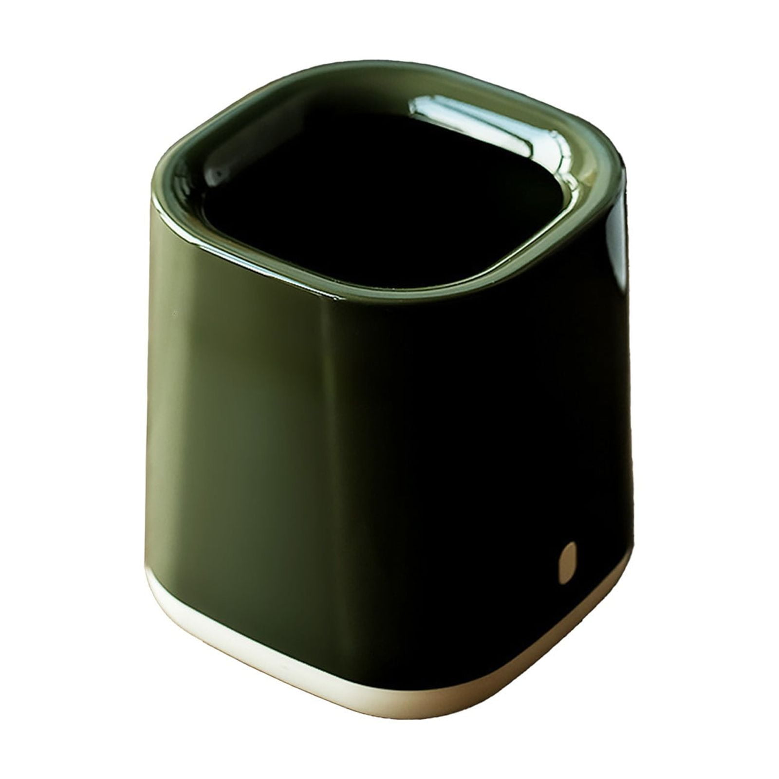 AuroraX Kitchen Trash Can 4.8 Gallon Bedroom Square Touchless Bathroom Office Trash Can -Green