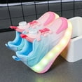 thumbnail image 5 of Kids Wheels Shoes with Lights Rechargeable Roller Skates Shoes Retractable Wheels Shoe LED Flashing Sneakers for Girls Boys Gift, 5 of 22
