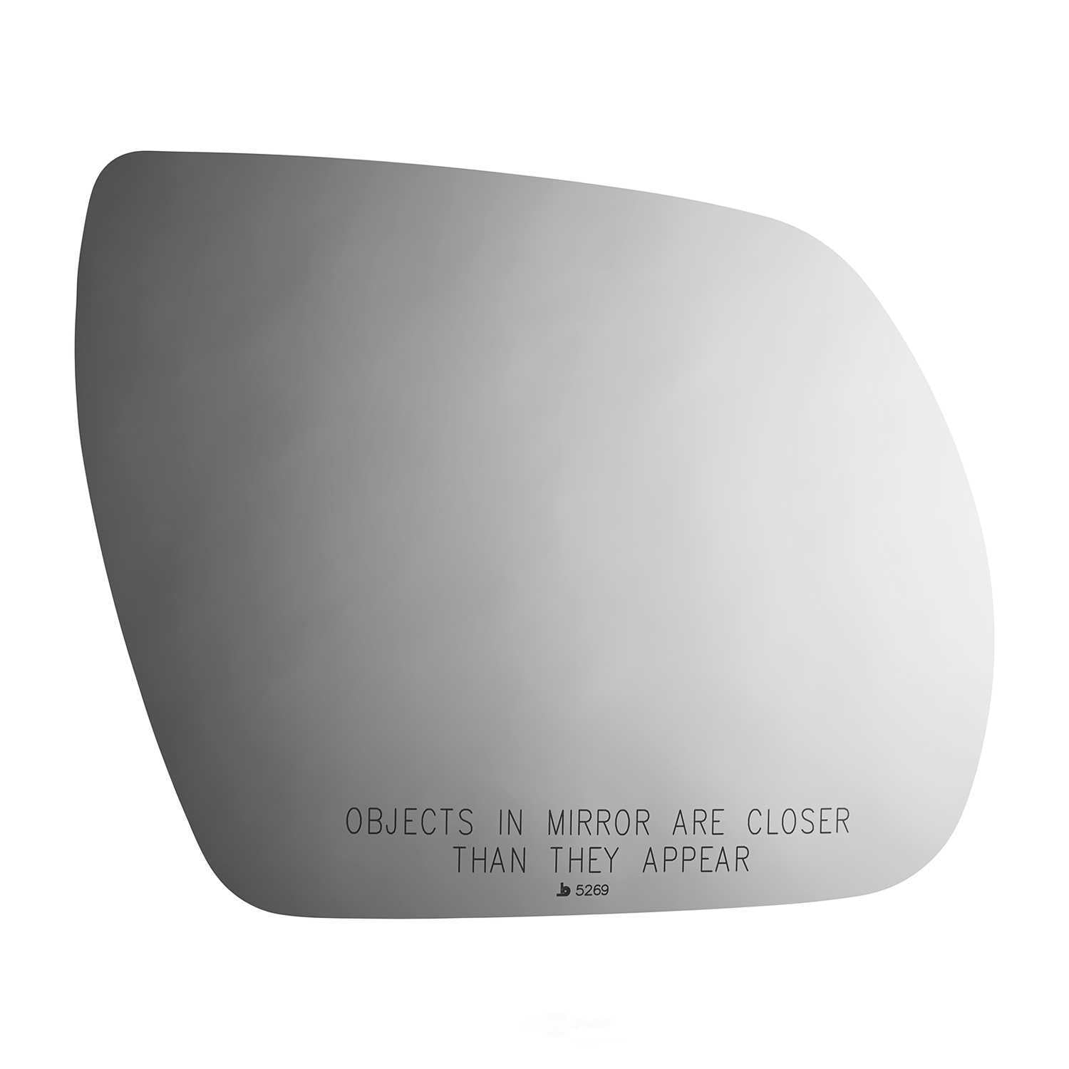 Burco Side View Mirror Replacement Glass - Clear Glass - 5269