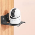 thumbnail image 4 of No-Drill Metal Wall Mounted Shelf - Sturdy Alloy Bracket for Projector Camera, Space-Saving, Easy Install, Perfect for Living Room Kitchen Wall Small Device Storage & Display, 6*5*2in, Black, 4 of 8