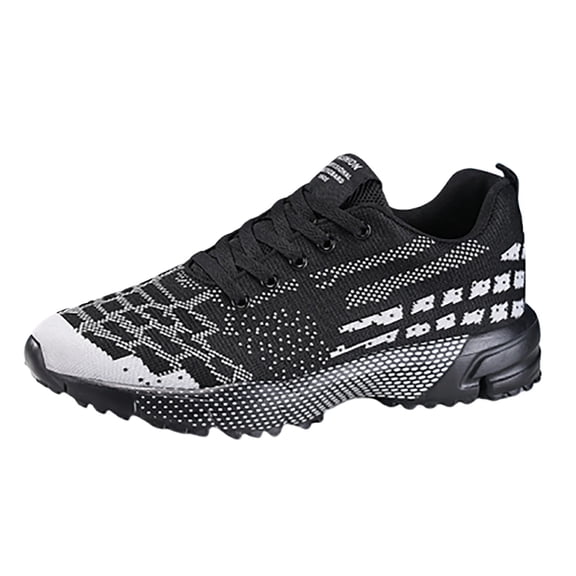 NOKIO Tennis Shoes for Men Comfortable Wide Width Sneakers Summer Fashion La𝖼e Up Sport Shoes Lightweight Running Hiking Shoes Outdoor Non-S𝗅ip Walking Athlet𝗂c Shoes for Back to College