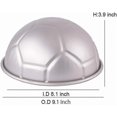 thumbnail image 2 of 9 Inch 3d Full-size Soccer Ball Aluminum Baking Pan With 4pcs Hexagon Pentagon Cookie Cutter, Football Shape Metal Cake Pan Mold Boy's Birthday Sports, 2 of 5