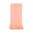 thumbnail image 2 of JeashCHAT Cheesecloth Table Runner Boho Rustic Cheese Cloth Table Runner for Wedding Party Baby Shower Easter Spring Summer Kitchen Table Decor, Pleated Cloth Table Runner, 35"x118", Orange, 2 of 6