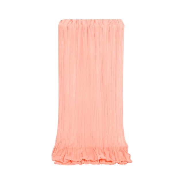 Yhmxh Bandera de mesa de gasa plisada americana para bodas y fiestas, decoración de mesa estilo rústico navideño, camino de mesa