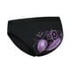 thumbnail image 5 of Ropa Interior de Ciclismo para Mujer, Calzoncillos para Bicicleta, Ropa Interior Ligera Y Cómoda, Pantalones Cortos Acolchados 3D para Mujer, Pantalon Negro y morado, 5 of 8