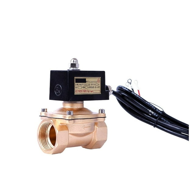 Électrovanne Antidéflagrante à Gaz Lpg 3/4 Pouce 220 24v Haute Température Normalement Fermée, Facile à Utiliser