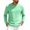 Green, variant on Bxsruta Mens Long Sleeve Crewneck Shirt Waffle Knit Front Pocket Casual Tee Vacation Beach Top