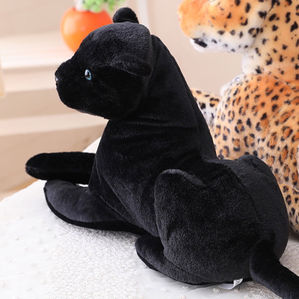 HGYCPP Realistic Giant Black Leopard Panther Plush Toys Soft Stuffed Animal  Pillow Kids Gifts Furnishings Sofa Cushion 