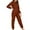 Brown#women plush hoodie jumpsuit, variant on Women's Cute Sherpa Romper Fleece Onesie Pajama One-Piece Zipper Plus Size Hooded Jumpsuit Plush Sleepwear Playsuit