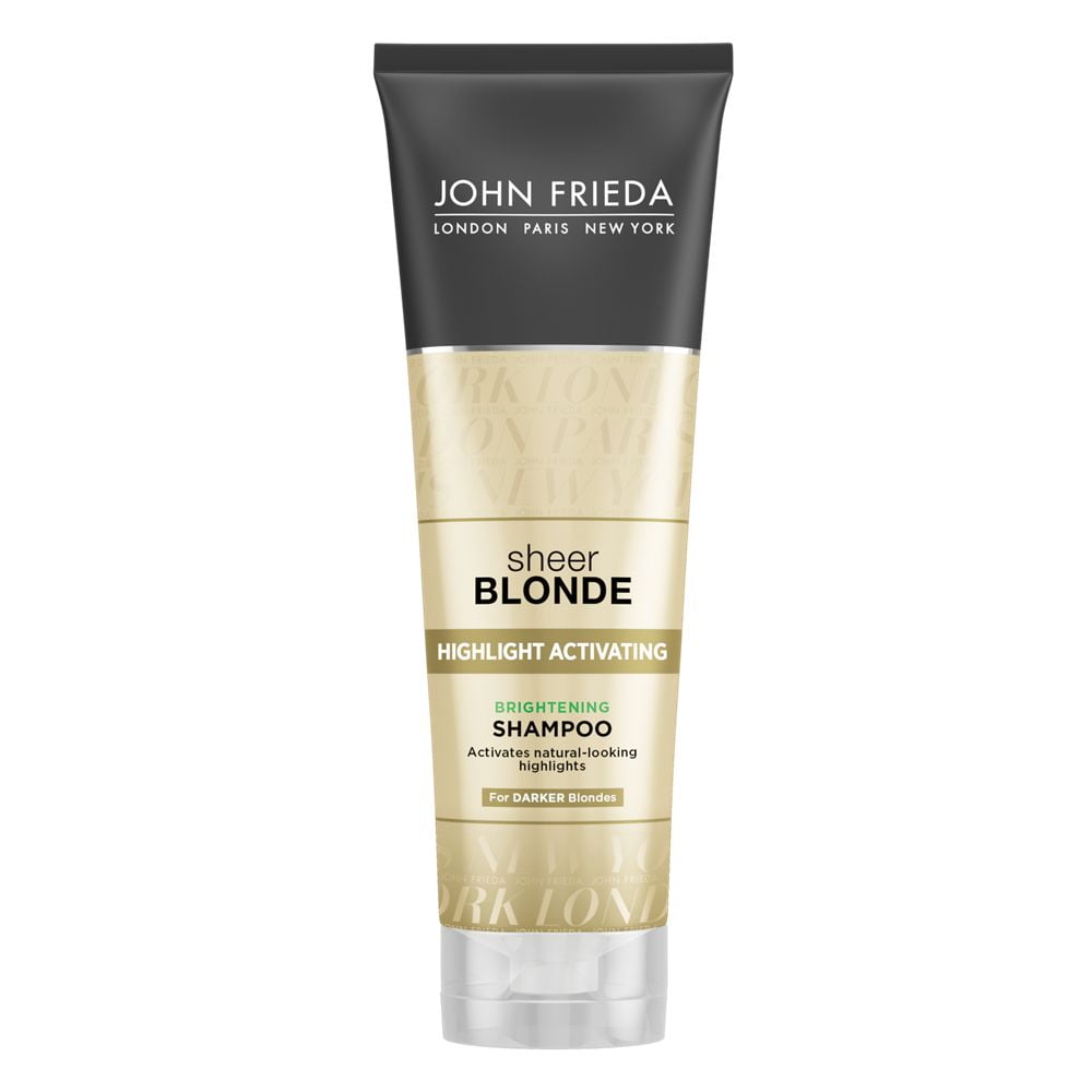 John Frieda Sheer Blonde Highlight Brightening Shampoo, Darker Blondes, 8.45 Fl Oz - Walmart.com
