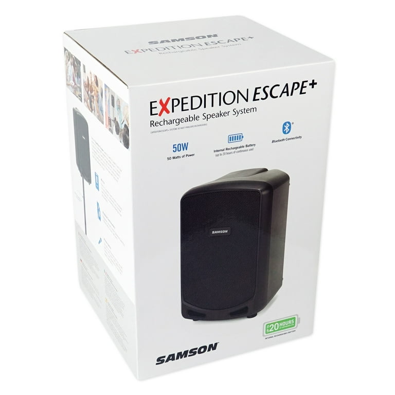 Samson Expedition Escape+ 6 Portable PA Rechargeable Speaker w