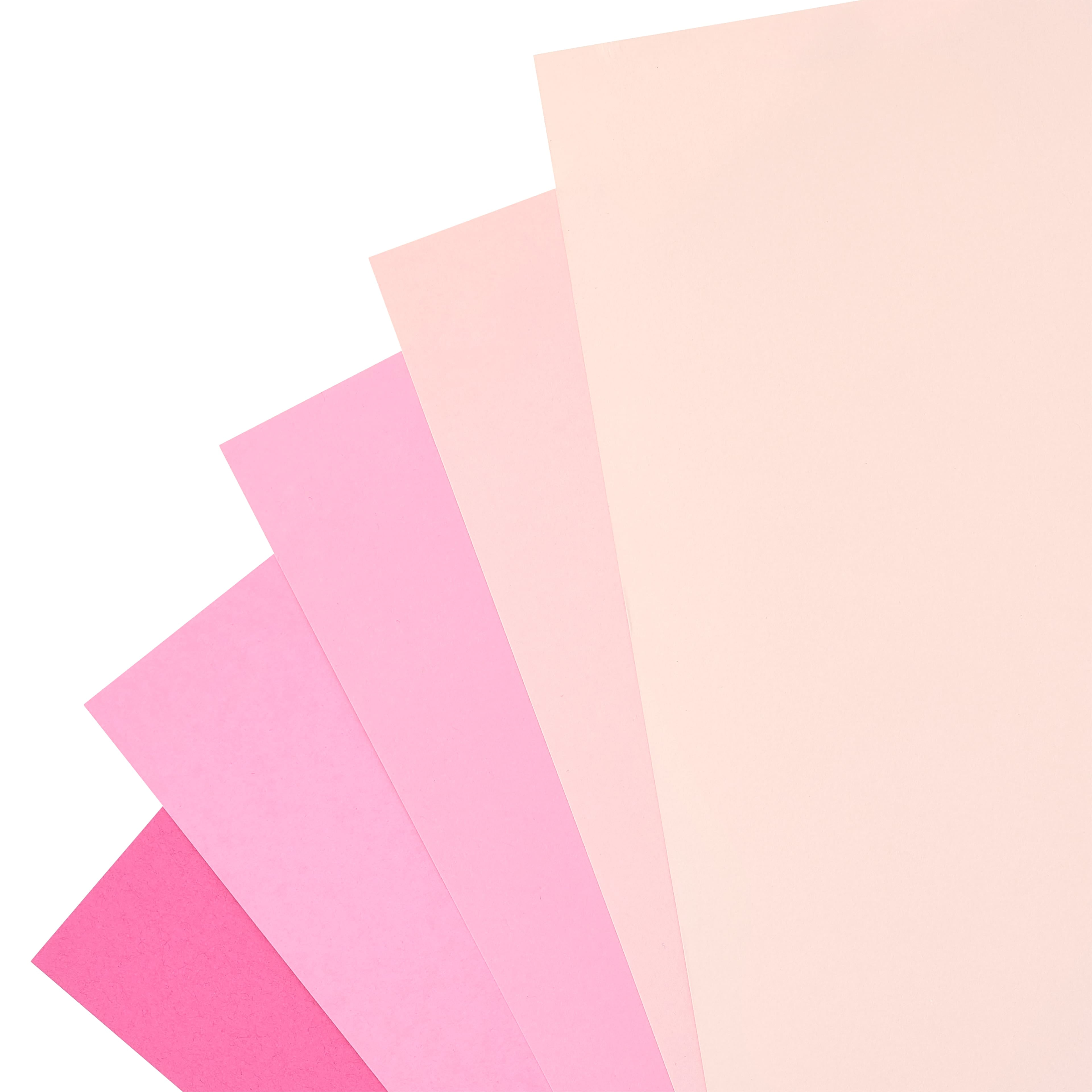 Twavang 25 Sheets Fuchsia Pink Cardstock Paper 8.5'' x 11'', 250gsm/92lb  Thick Paper for Scrapbook, Invitations, Printing and DIY Cards
