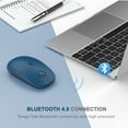 thumbnail image 5 of Bluetooth Mouse, Jelly Comb Slim Dual Mode 2.4GHz Wireless Mouse for Laptop, MacBook, PC, 5 of 7