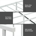 thumbnail image 4 of TROPOW Queen Bed Frame,with Headboard and Footboard, 4 Storage Drawers, No Box Spring Needed, Upgraded Midfoot Structure，White, 4 of 9