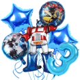thumbnail image 1 of Fiesta Temática de transformación vajilla desechable plato y vaso de papel mantel Baby Shower niños Robot suministros de decoración fiesta de cumpleaños, 1 of 4