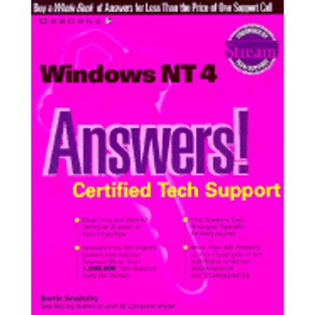 Pre-Owned Windows NT 4 Answers (Paperback) by Barrie Sosinsky Kathy Ivens