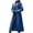 Navy Womens Winter Coats, variant on Women's Plus Size Lapel Cardigan Fall Fashion Clothes Winter Windproof Faux Leather Long Jacket Open Front Lapel Outerwears Solid Color Long Trench Coat Navy M