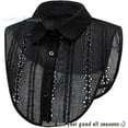 thumbnail image 6 of LoudSung Fake Collar Detachable Half Shirt Blouse False Collar Hollow Floral Lace Dickey Collar Elegant for Women Girls, 6 of 8