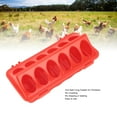 thumbnail image 4 of Comedero Para Pollos Con Comedero Largo, Alimentación Automática, Sin Ensuciar, Comedero Para Palomas Con Tapa Abatible, Sin Desperdicio, 5 Piezas Antiderrames Para Aves De, 4 of 7