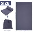 thumbnail image 2 of OUSITAID 45.28×82.68 inch Sleeping Bag Liner Travel Sleep Sack for Backpacking Camping Sleeping Bag Liners Sleeping Sack Sheet for Travel Hiking Camping, 2 of 8
