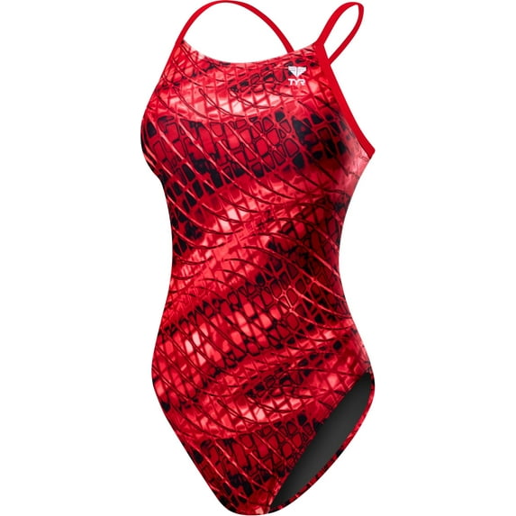 Tyr Swimsuit PLEXUS Cutoutfit Red Size 38
